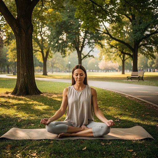 Detalles de manos en postura de mudra, representando la tranquilidad y el enfoque.